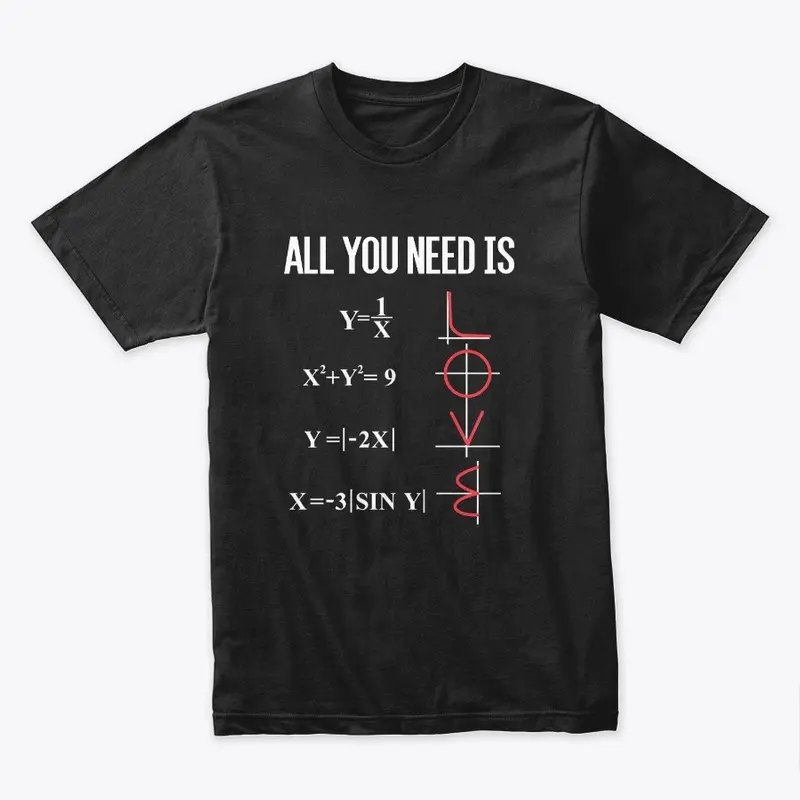 ALL YOU NEED IS LOVE MATH NERD 